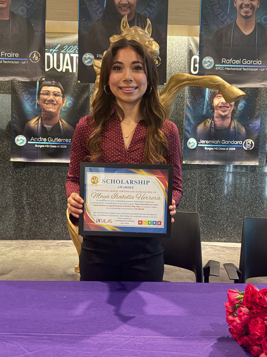 Maya Herrera Receives TALAS Student Scholarship Sponsored by Play Piper