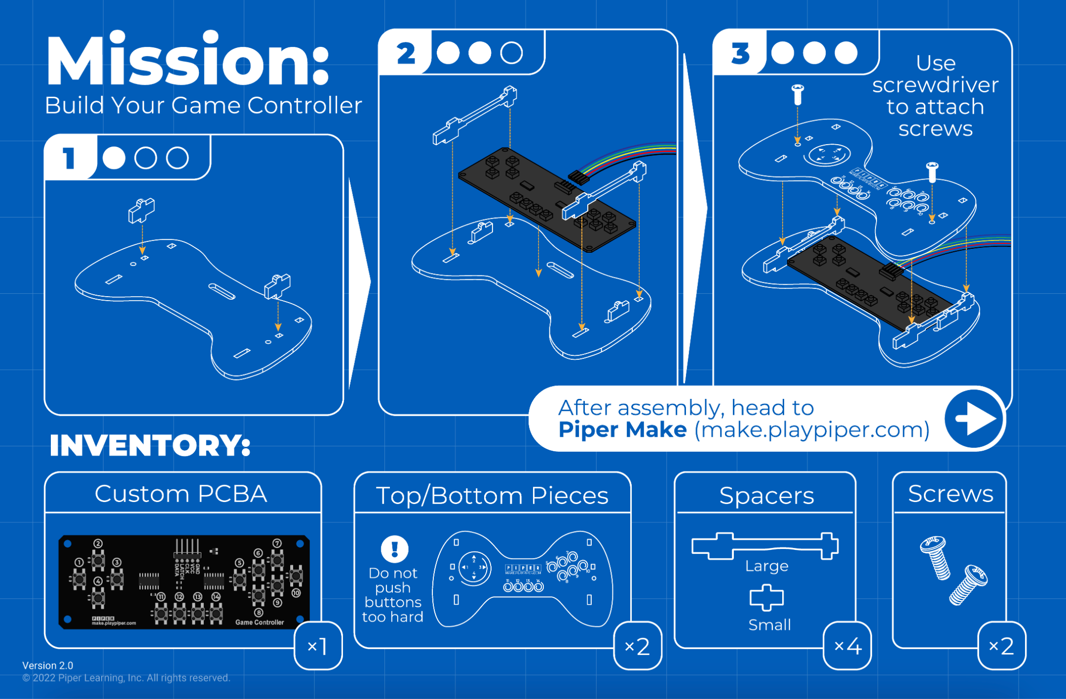 Piper Make Game Controller