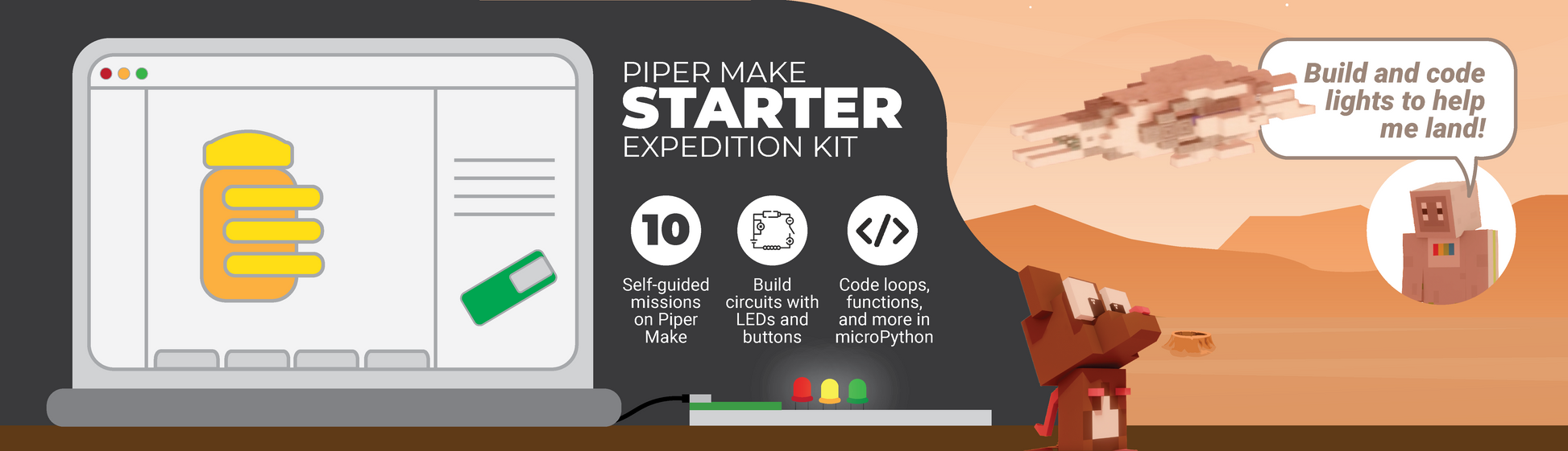 Piper Make Starter Expedition Kit - Retail Unit